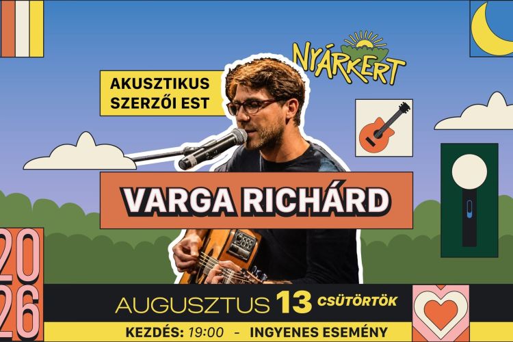 Varga Richárd akusztikus szerzői est