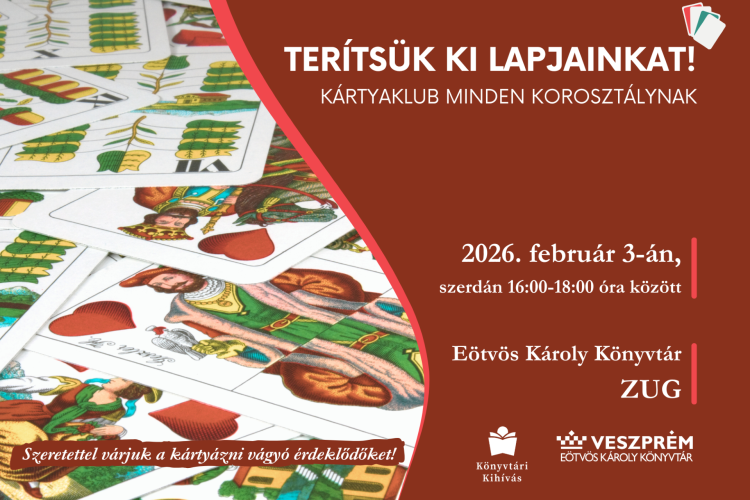 Terítsük ki lapjainkat! - Kártyaklub 