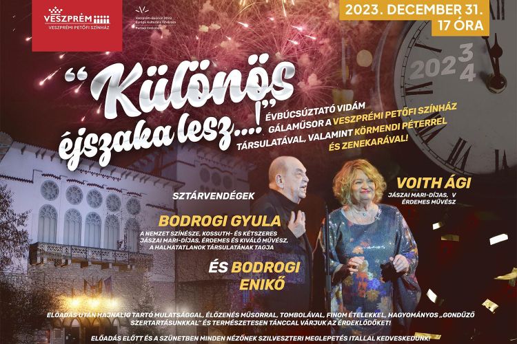 „Különös éjszaka lesz...” – élőzenés szilveszteri gála