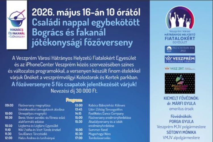 Családi nap - Bogrács és fakanál jótékonysági főzőverseny