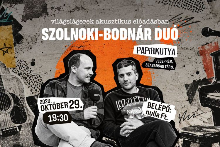 Szolnoki-Bodnár Duó - akusztikus koncert