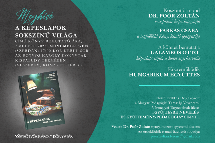 A képeslapok sokszínű világa - könyvbemutató