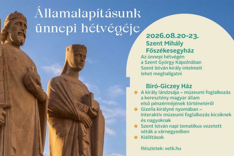 Államalapítás ünnepe a veszprémi Várnegyedben