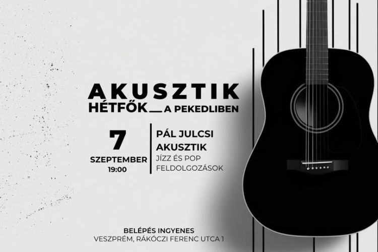 Acoustic Monday - Julcsi Pál acoustic