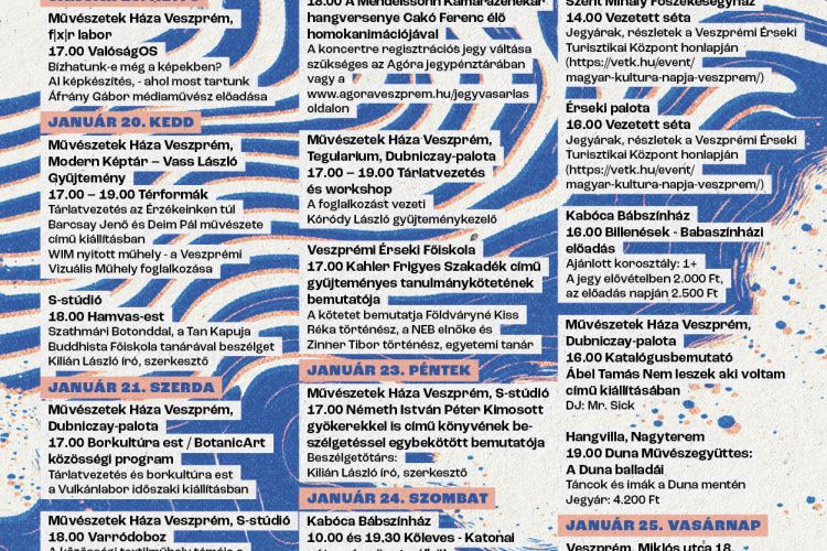 Magyar kultúra napja programok 2026