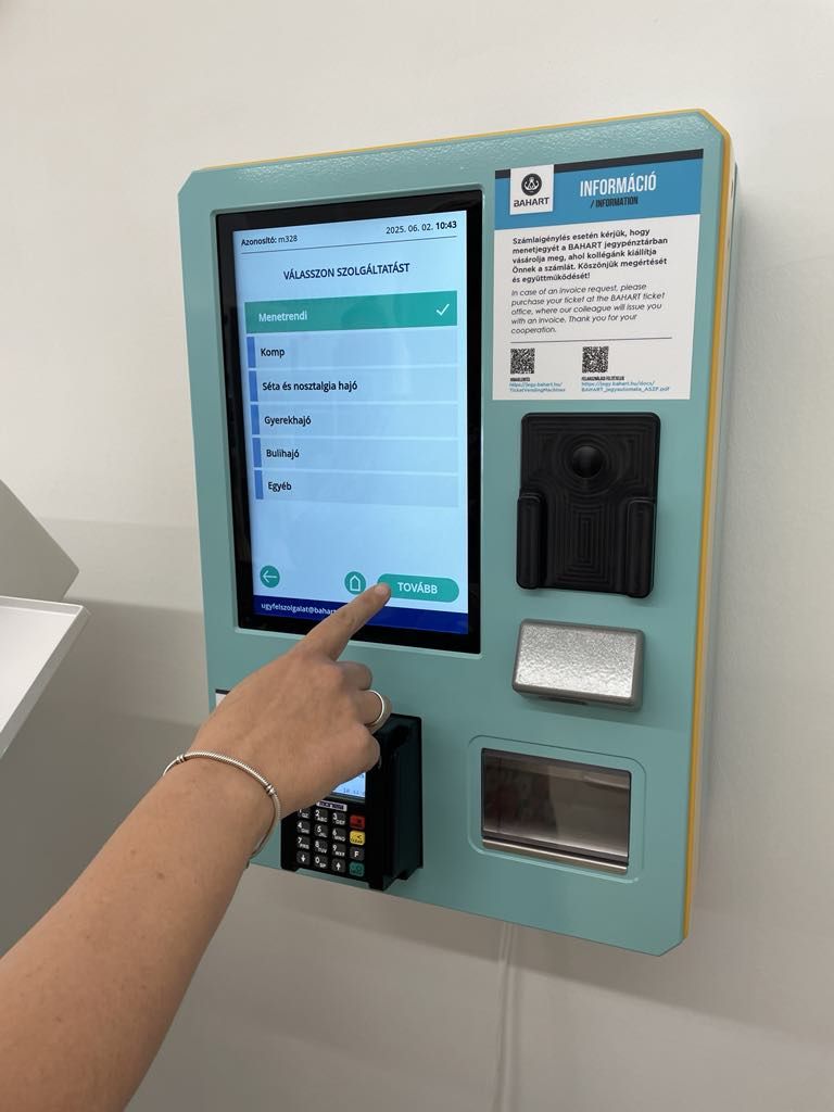 Tickets Machine Walkthrough Bahart Ticket Machine Available at Tourinform Veszprém