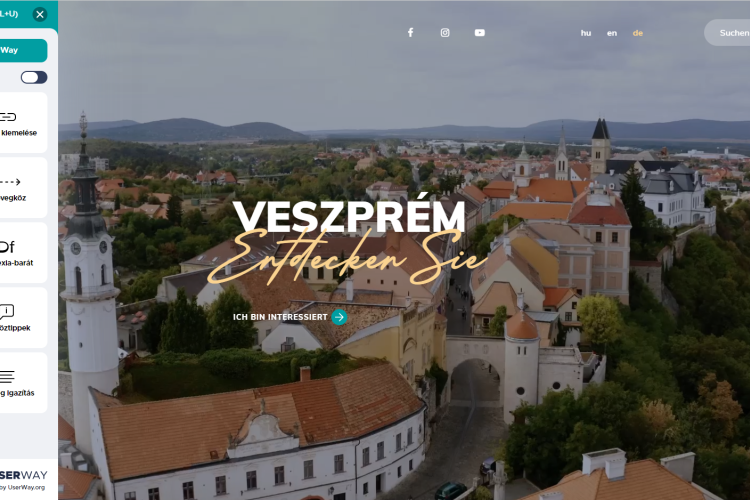 Alles über Veszprém auf einen Blick und aus einer Hand für alle, im Namen der Chancegleichheit: veszpreminfo.hu