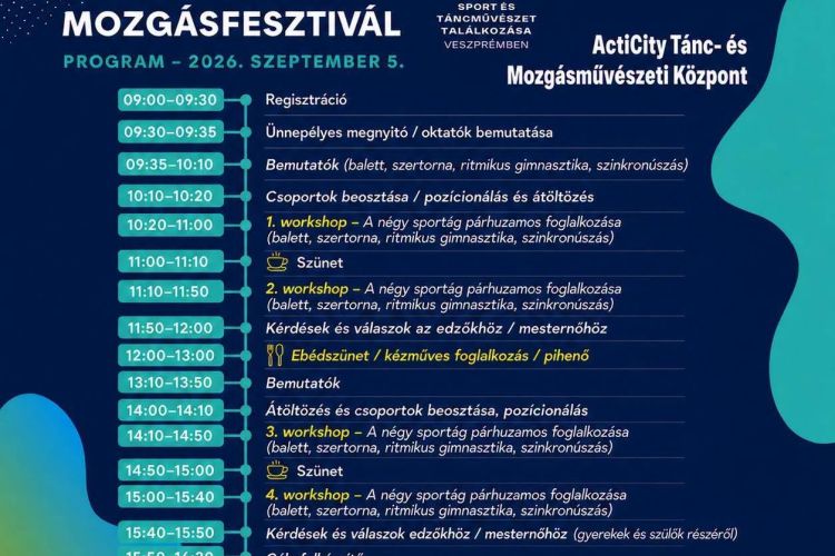 A sport és a táncművészet találkozik Veszprémben