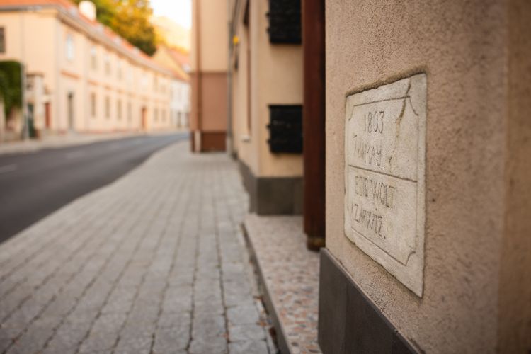 Az 1803. május 7-i Séd árvíz vízszintjét jelző tábla